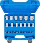 Hylsa-sats, Sexkant | 6,3 mm (1/4"), 12,5 mm (1/2") | Tumsstorlekar | 24 delar