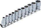Hylsa-sats Sexkant | 6,3 mm (1/4") | Tumsstorlekar | 11 delar