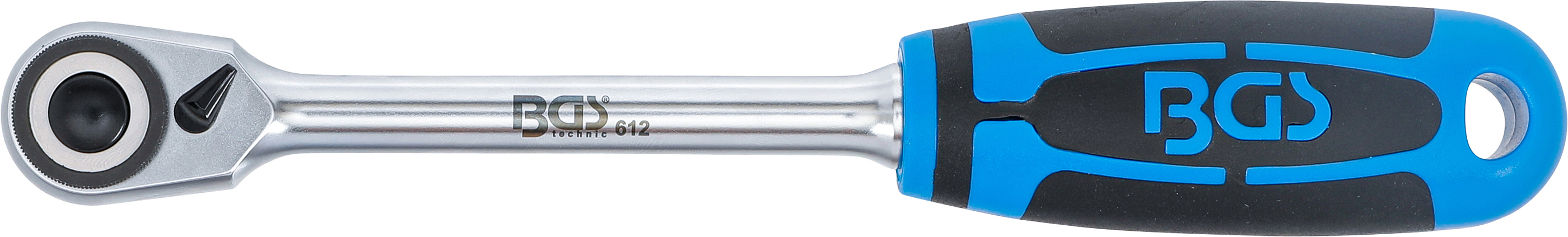 Omställbart Spärrhandtag | Fintandat | Yttre fyrkant 12,5 mm (1/2")