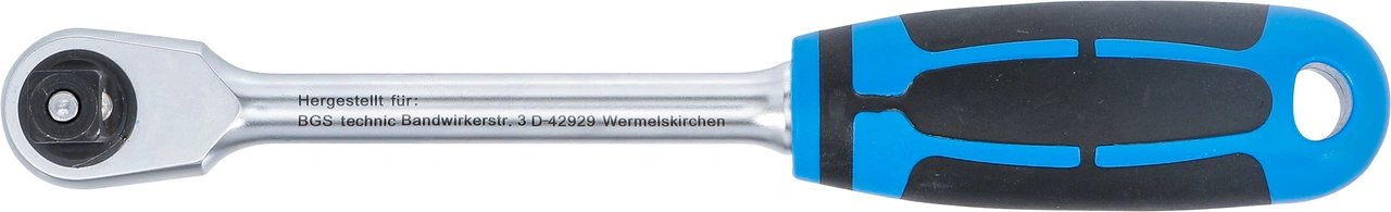 Omställbart Spärrhandtag | Fintandat | Yttre fyrkant 12,5 mm (1/2")