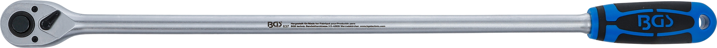 Omställbart Spärrhandtag | extra lång | 12,5 mm (1/2") | 605 mm