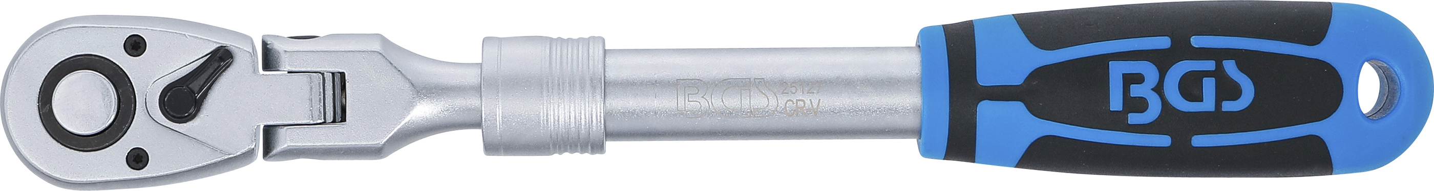 Omställbart Spärrhandtag, utdragbart, vinkelbart | 12,5 mm (1/2") | 350 - 490 mm