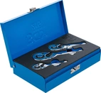 Omställbart Mini-Spärrhandtag-sats | 6,3 mm (1/4") / 10 mm (3/8") / 12,5 mm (1/2") | 3 delar