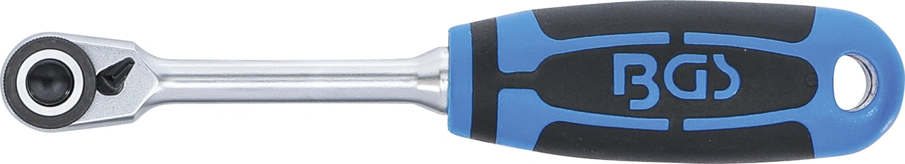 Omställbart Spärrhandtag | Fintandat | Yttre fyrkant 6,3 mm (1/4")