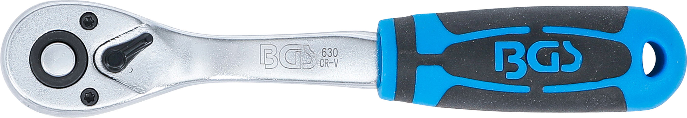 Omställbart Spärrhandtag | Fintandat | Yttre fyrkant 6,3 mm (1/4")