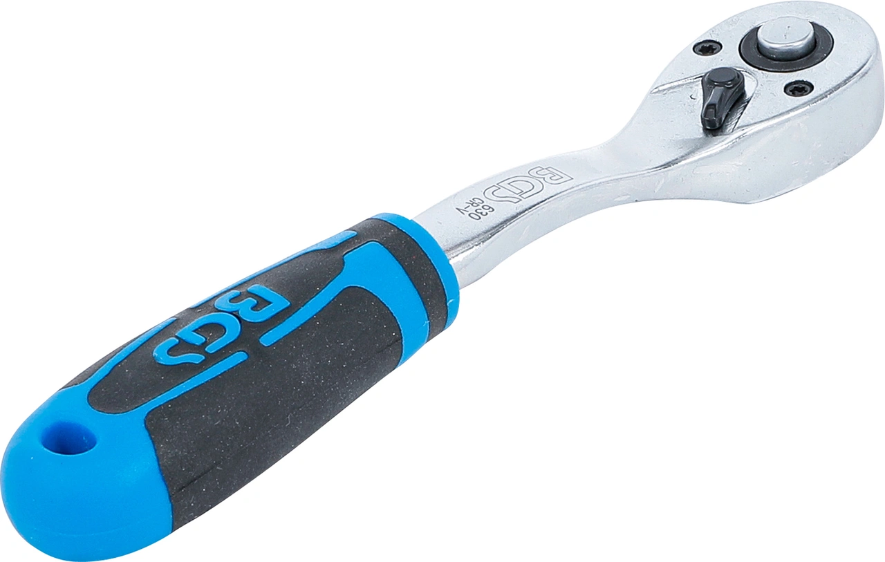 Omställbart Spärrhandtag | Fintandat | Yttre fyrkant 6,3 mm (1/4")