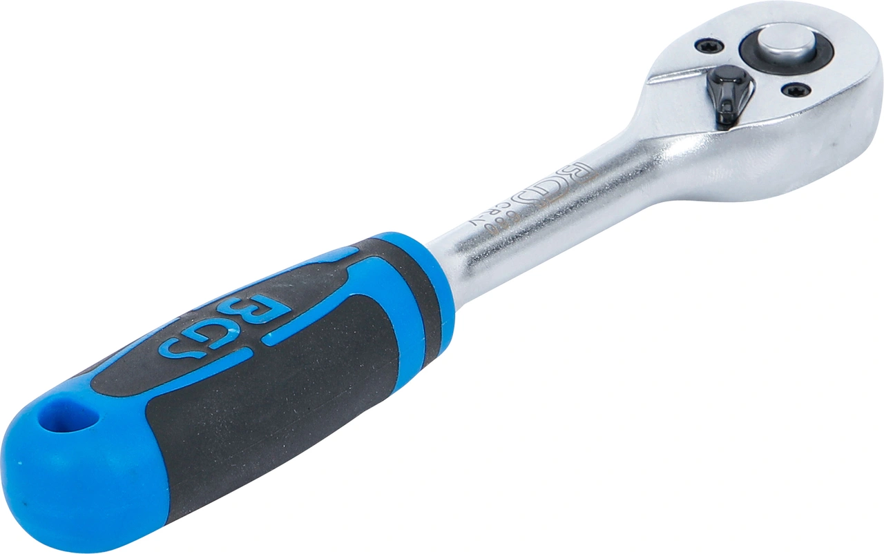 Omställbart spärrskaft | rakt utförande | fintandat | 6,3 mm (1/4")