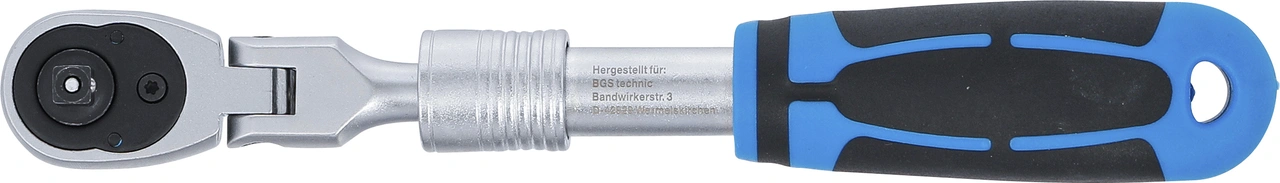 Omställbart Spärrhandtag, utdragbart, vinkelbart | 6,3 mm (1/4") | 210 - 250 mm