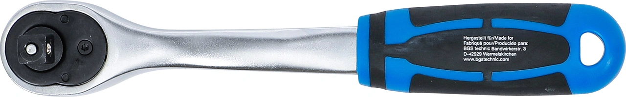 Omställbart Spärrhandtag | Fintandat | Yttre fyrkant 10 mm (3/8")