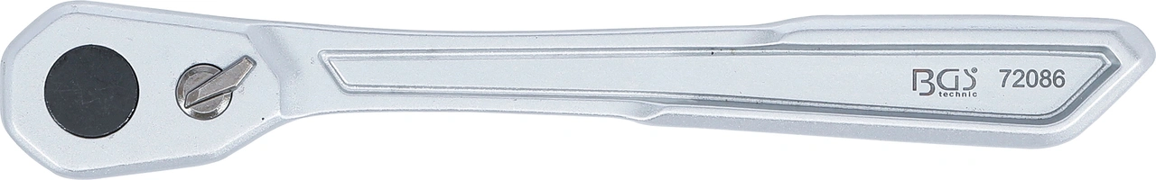 Omställbart spärrhandtag | extra platt | Fintandat | 10 mm (3/8")