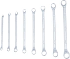 Dubbel-ringnyckel-sats | Bockad | 6 x 7 - 20 x 22 mm | 8 delar