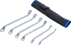 Dubbel-ringnyckel-sats | Djupt bockad | Tumsstorlekar | 1/4" - 3/4" | 6 delar