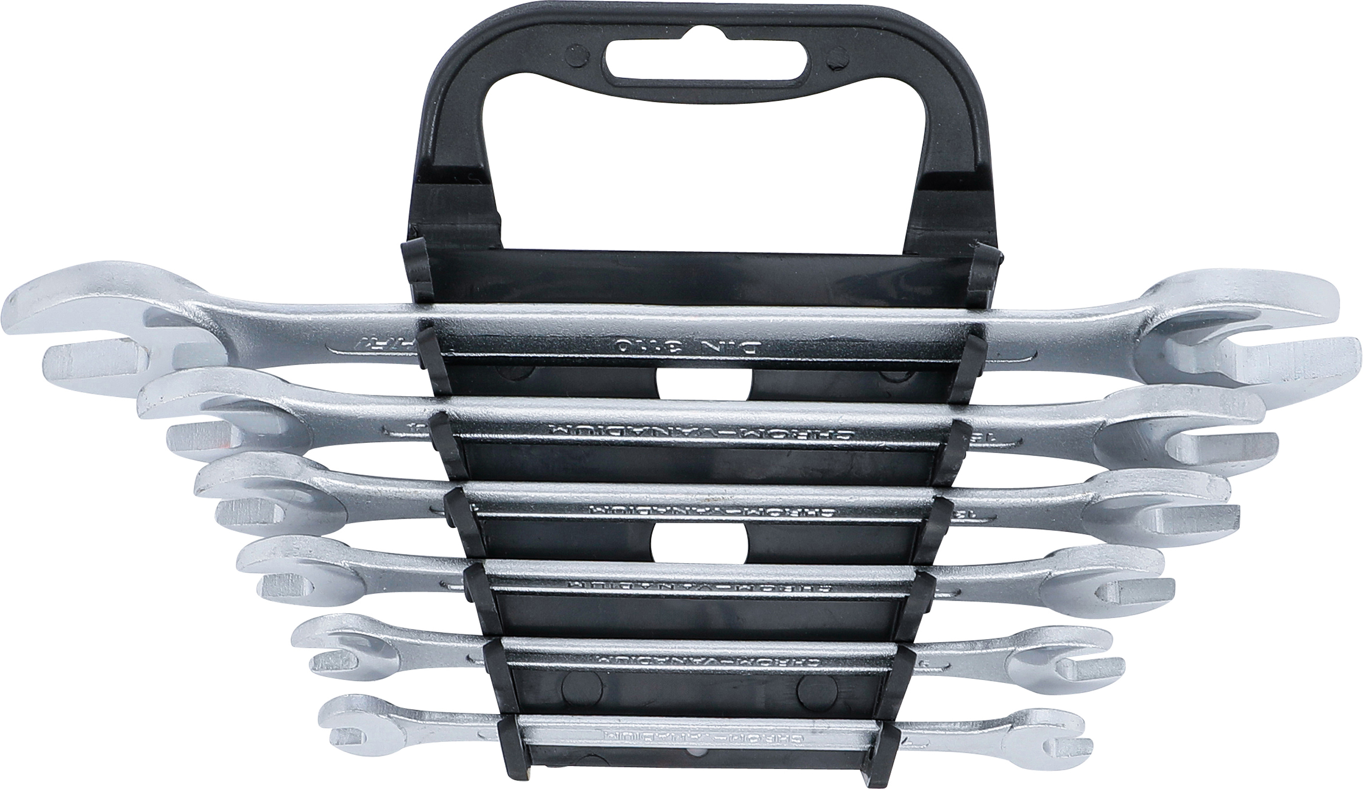 Dubbel U-nyckel-sats | 6 x 7 - 17 x 19 mm | 6 delar