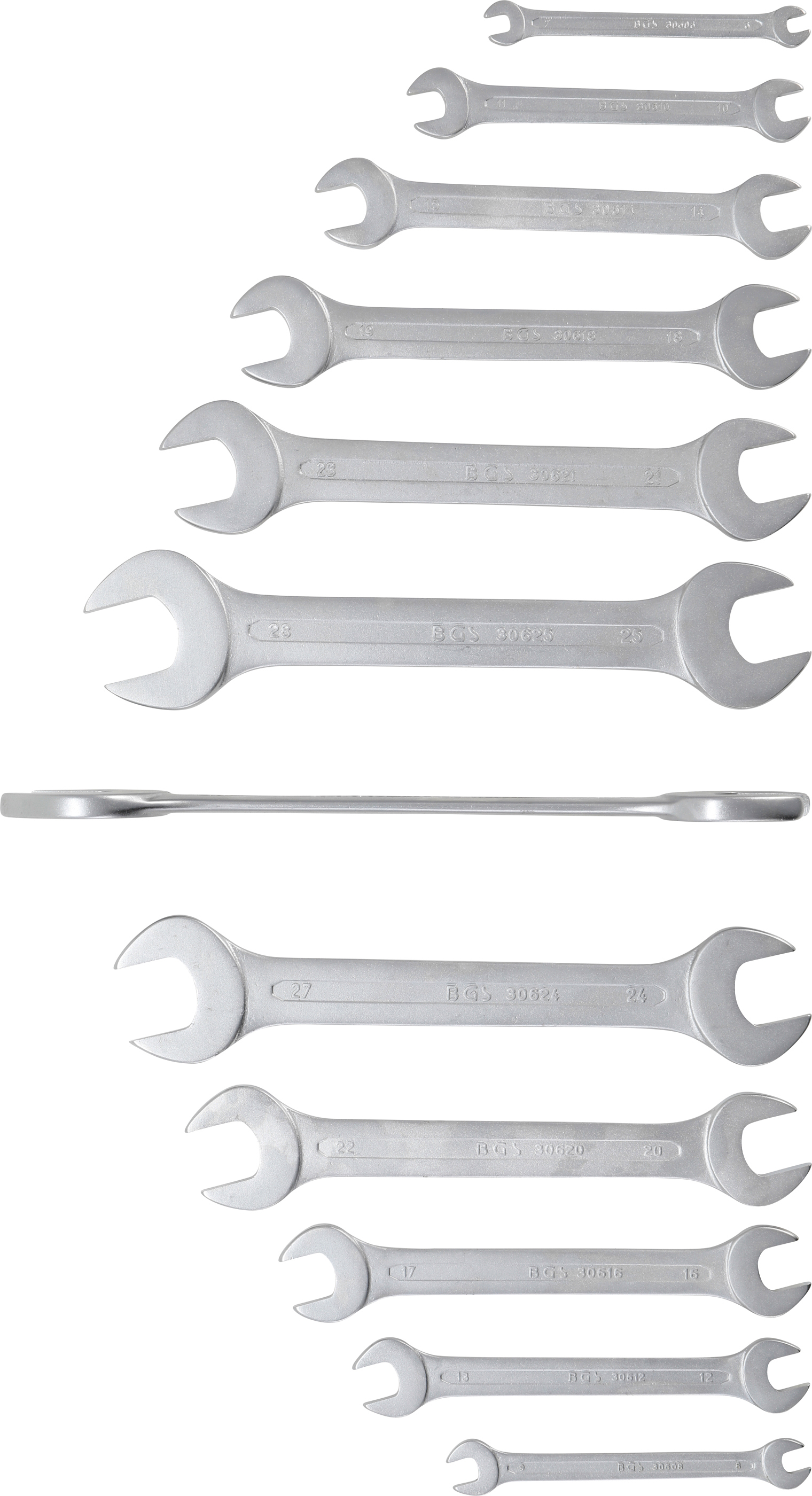 Dubbel U-nyckel-sats | 6 - 32 mm | 12 delar