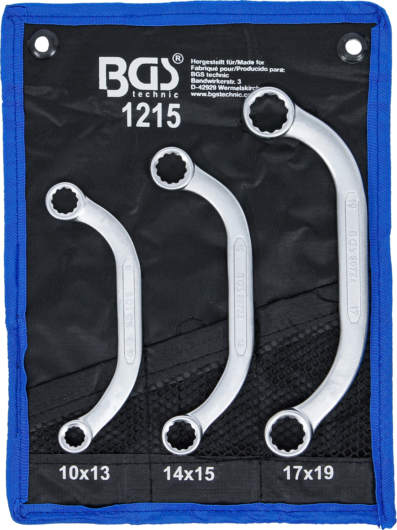 Startmotor- och Blocknyckel-sats | 10 x 13 - 17 x 19 mm | 3 delar