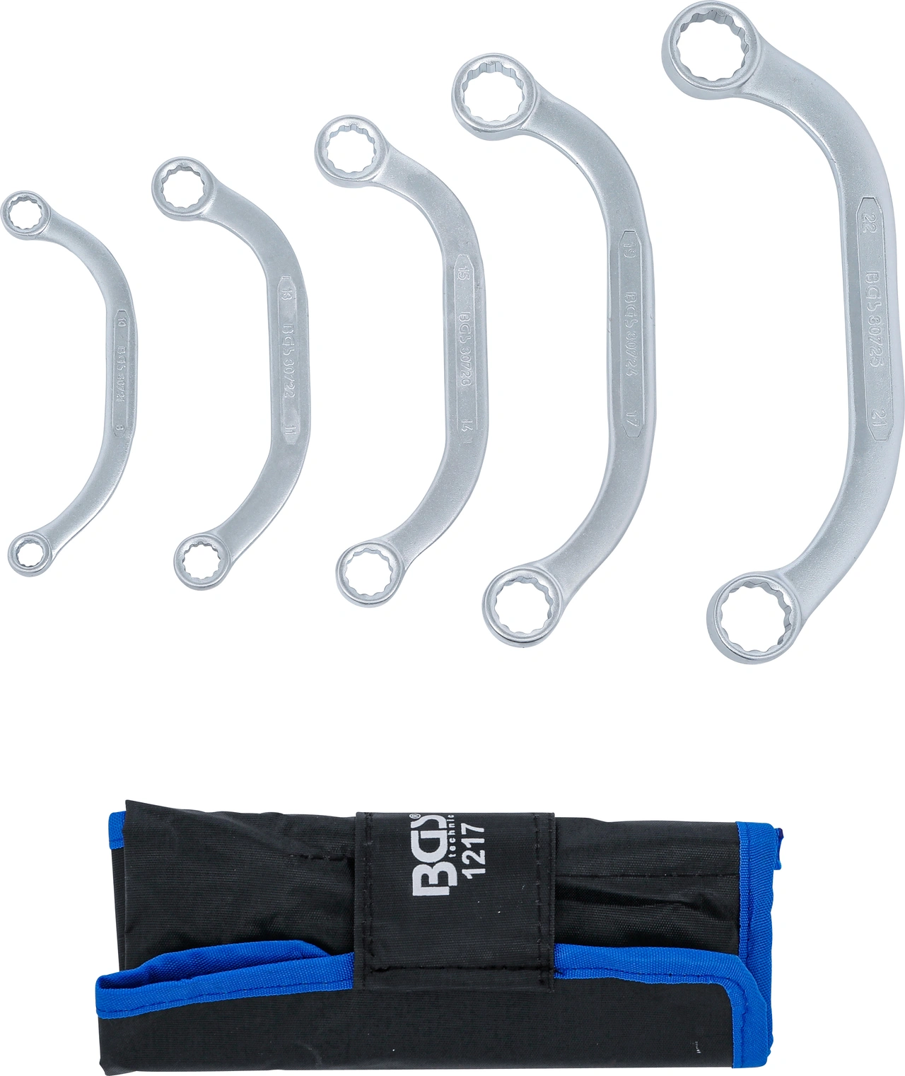 Startmotor- och Blocknyckel-sats | 8 x 10 - 21 x 22 mm | 5 delar