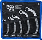 Startmotor- och Blocknyckel-sats | 8 x 10 - 21 x 22 mm | 5 delar