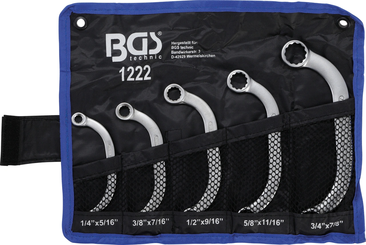 Startmotor- och Blocknyckel-sats | Tumsstorlekar | 1/4" - 7/8" | 5 delar