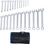 U-ringnyckel-sats | Tumsstorlekar | 1/4" - 1.1/4" | 25 delar