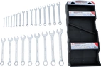 U-ringnyckel-sats | Tumsstorlekar | 1/4" - 1.1/4" | 25 delar