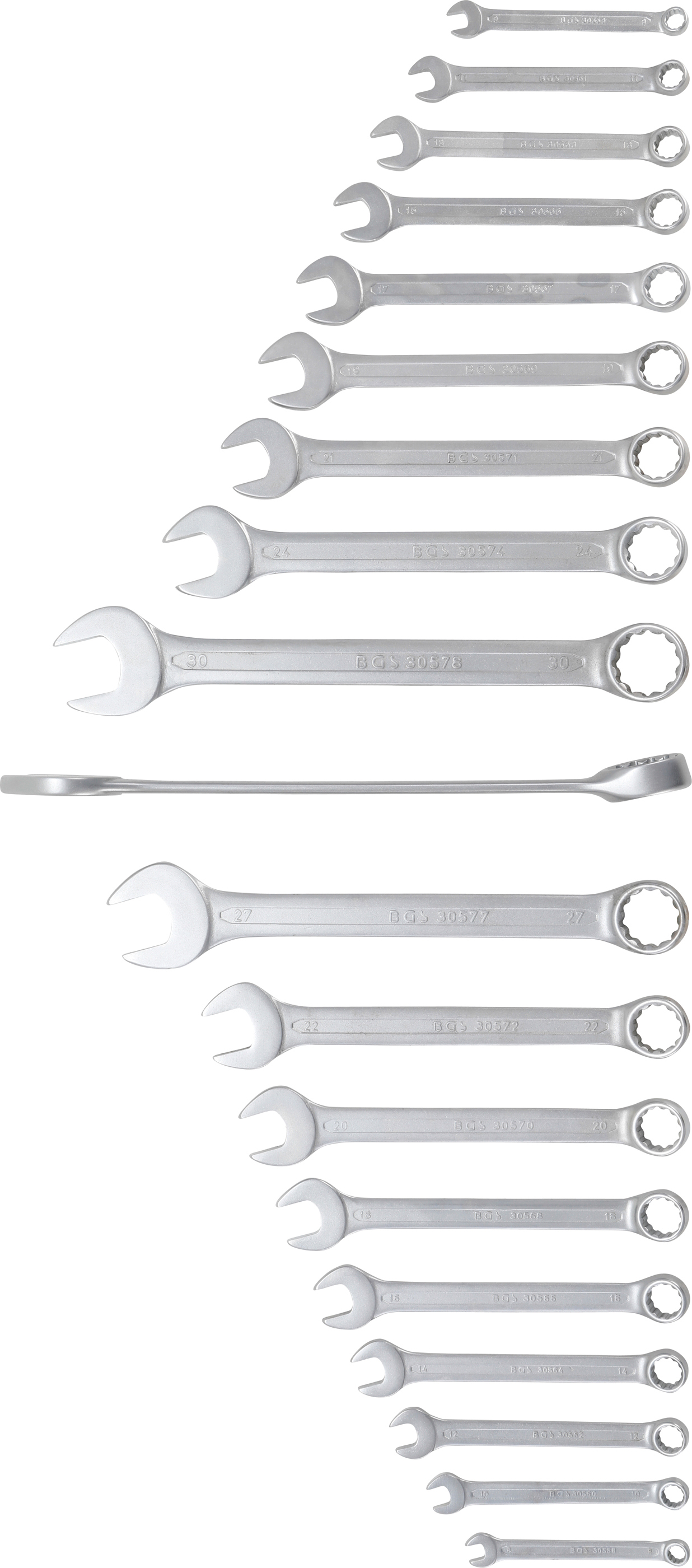 U-ringnyckel-sats | 8 - 32 mm | 19 delar