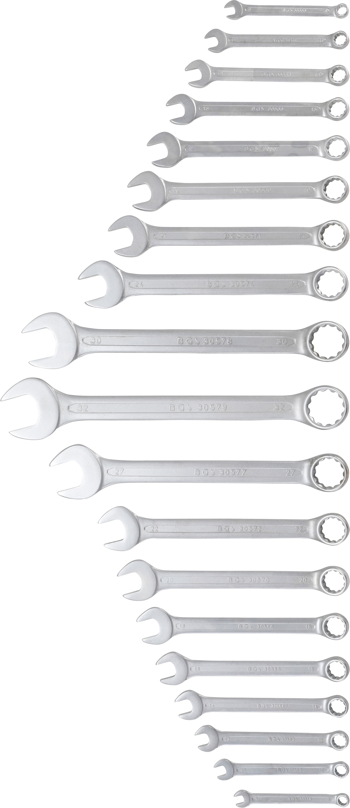 U-ringnyckel-sats | 8 - 32 mm | 19 delar