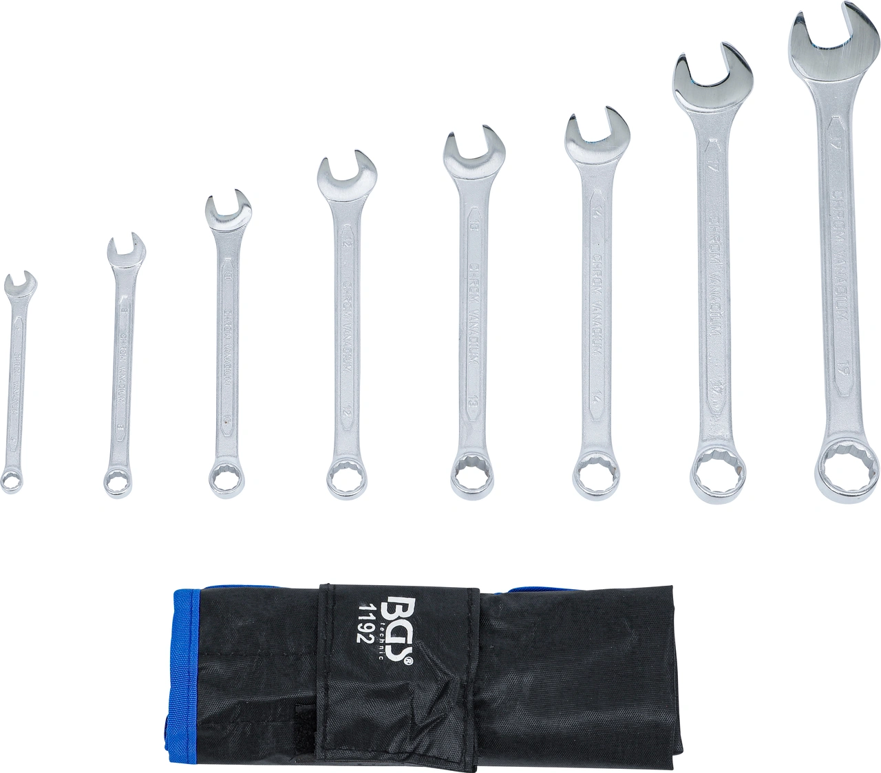 U-ringnyckel-sats | 6 - 19 mm | 8 delar