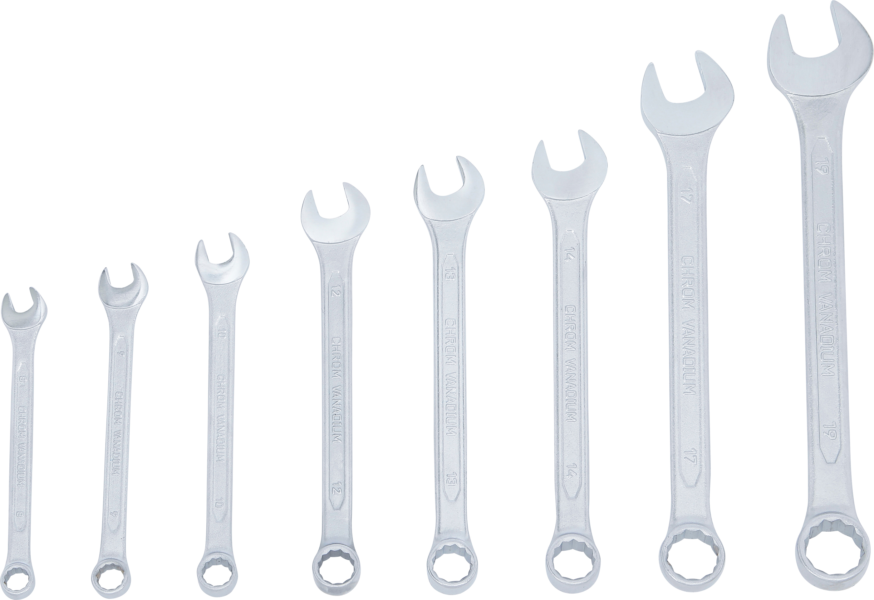 U-ringnyckel-sats | 8 - 19 mm | 8 delar