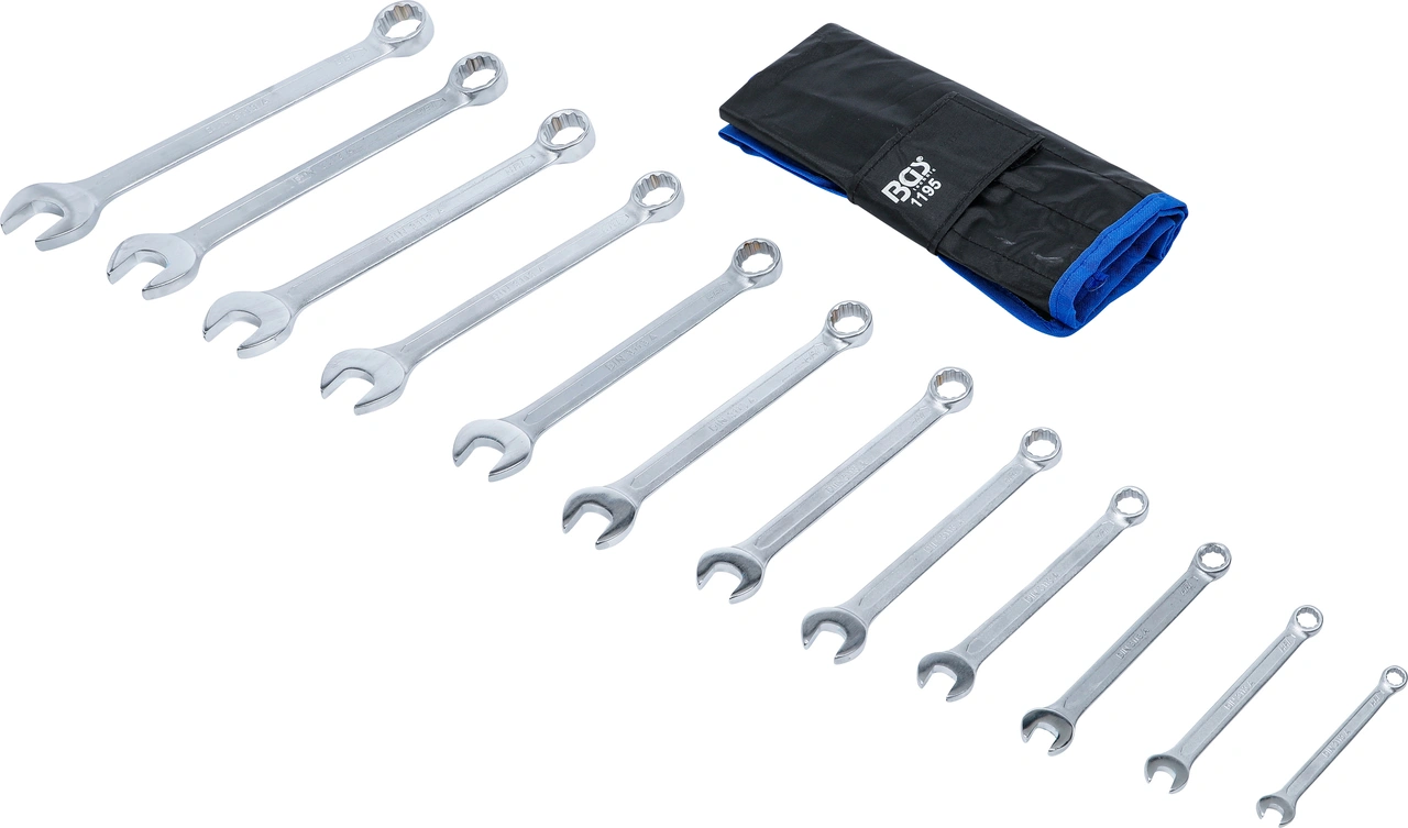 U-ringnyckel-sats | Tumsstorlekar | 1/4" - 15/16" | 12 delar