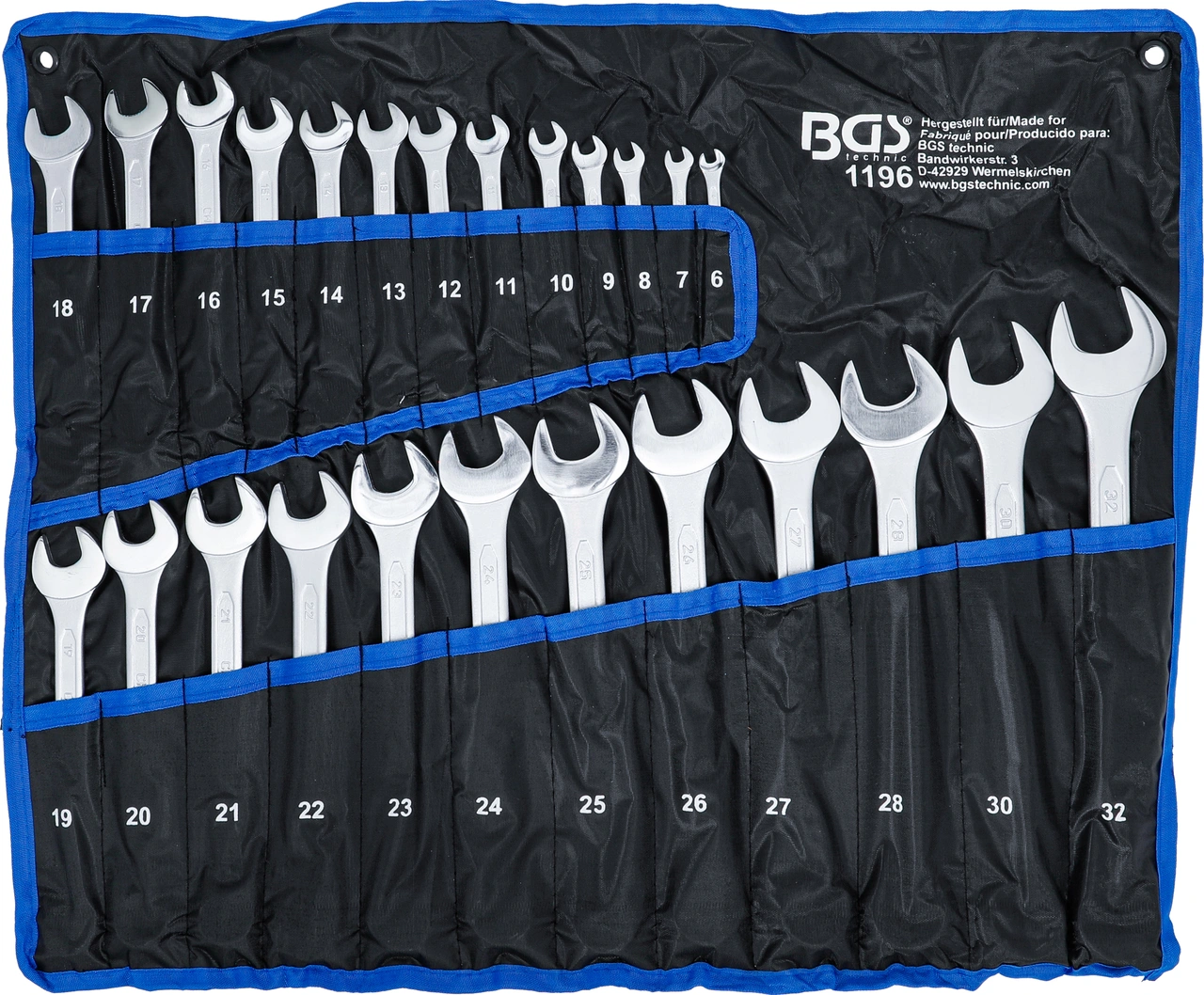 U-ringnyckel-sats | 6 - 32 mm | 25 delar