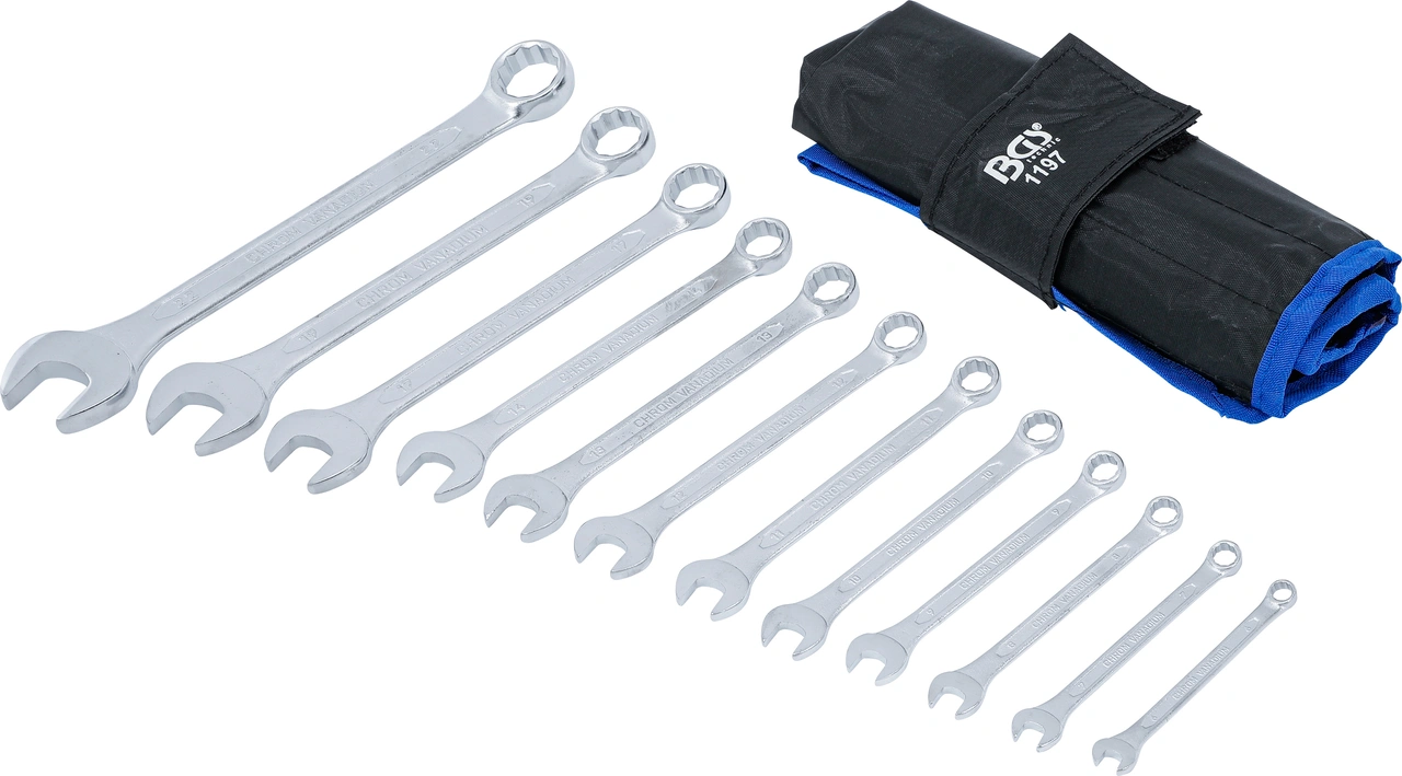 U-ringnyckel-sats | 6 - 22 mm | 12 delar