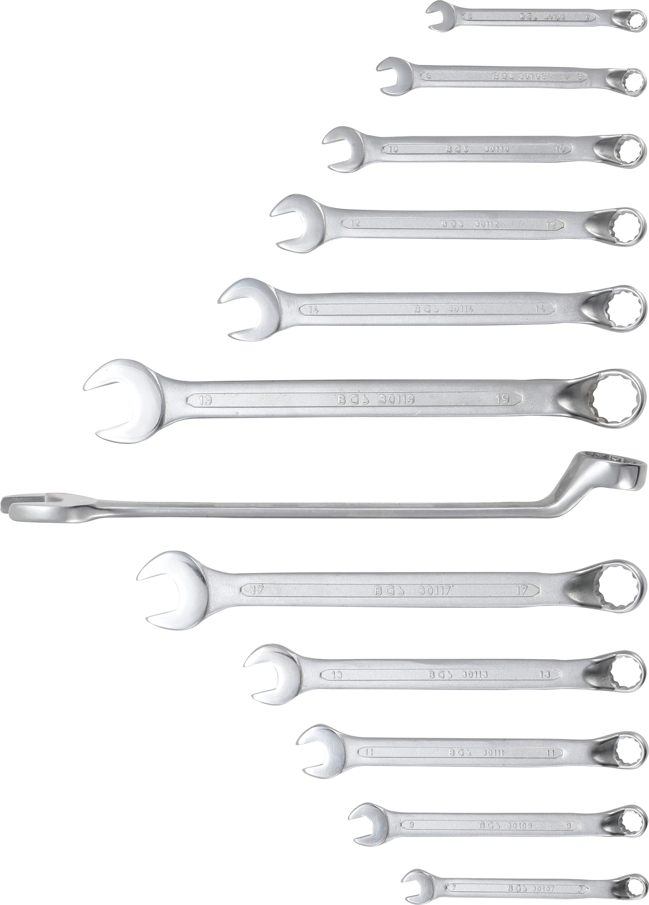 U-ringnyckel-sats | Bockad | 6 - 22 mm | 12 delar