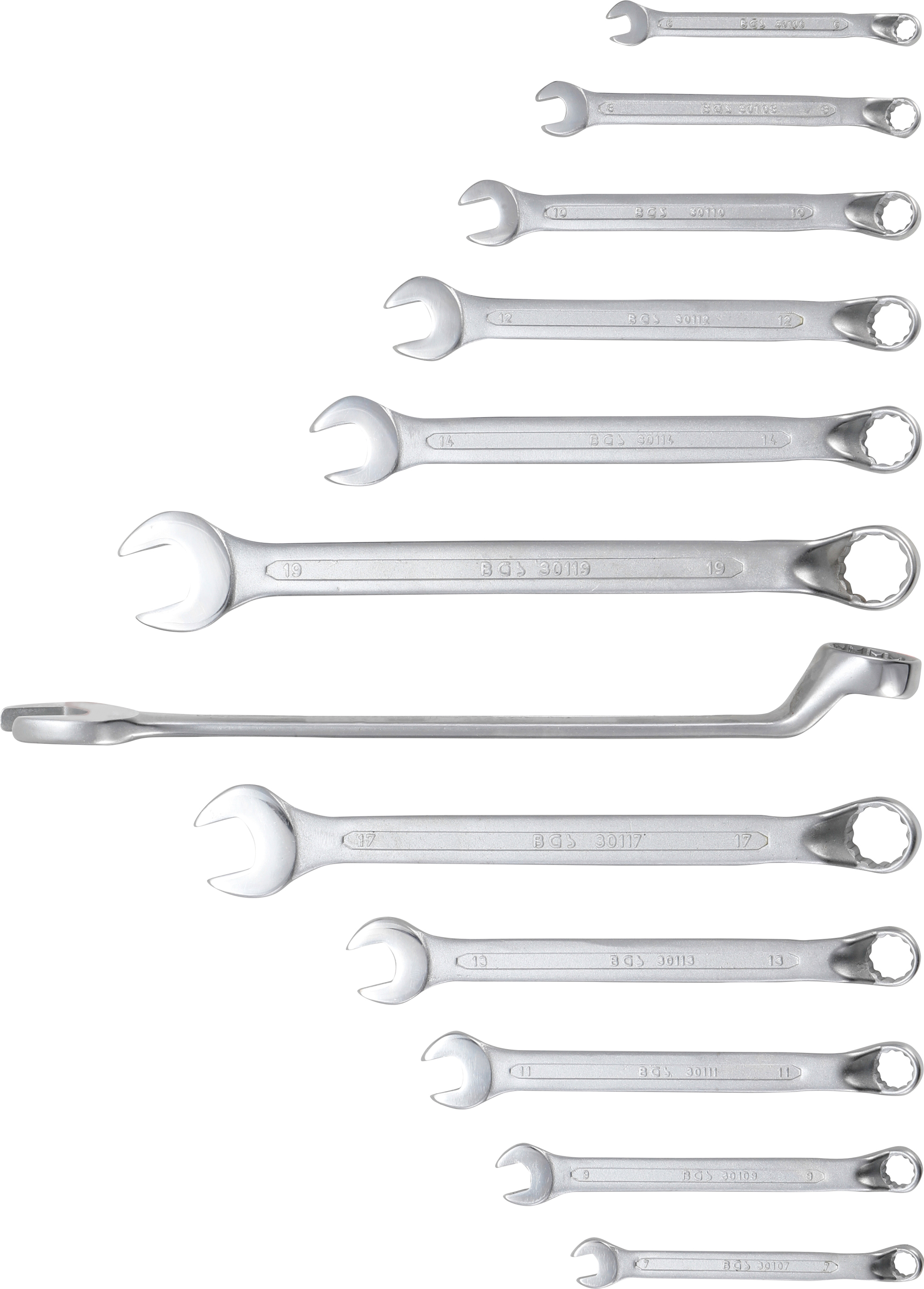 U-ringnyckel-sats | Bockad | 6 - 22 mm | 12 delar