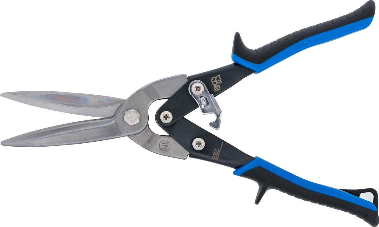 Plåtsax | Rakklippande | Extra långa blad | 290 mm