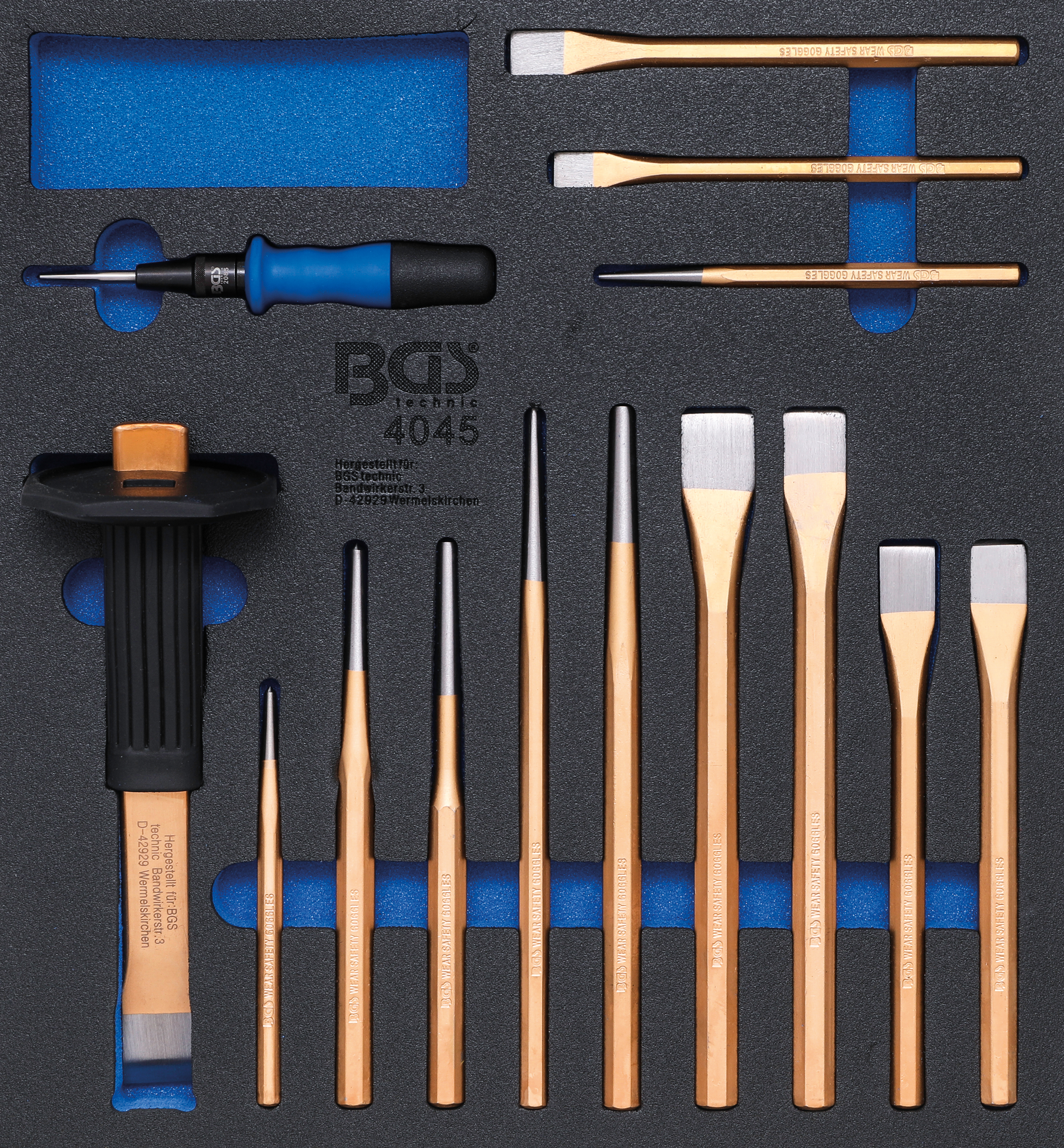 Verkstadsvagninlägg 2/3: Körnare, Mejsel, Sprintutdrivare | 14 delar