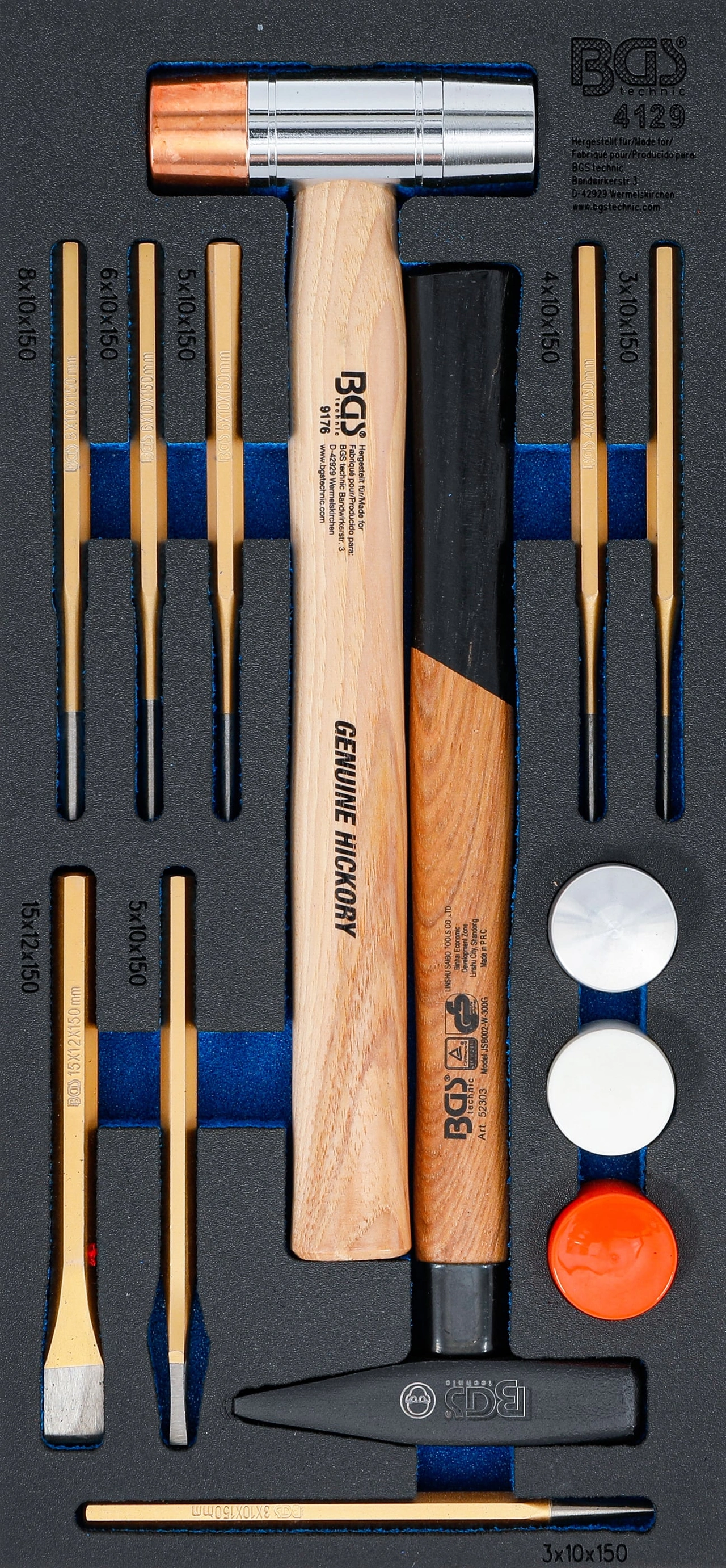 Verkstadsvagninlägg 1/3: Hammare- och Mejsel-sats | 14 delar