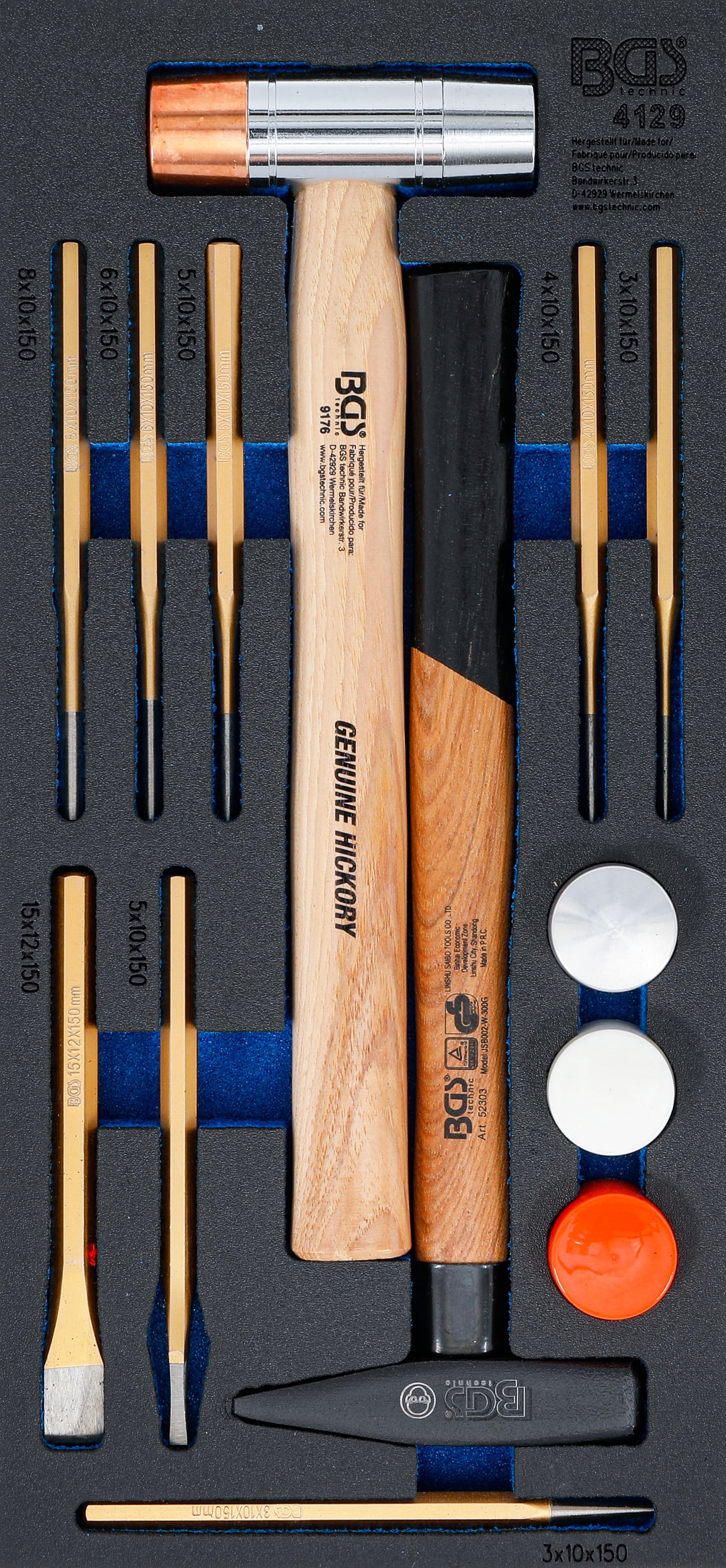 Verkstadsvagninlägg 1/3: Hammare- och Mejsel-sats | 14 delar