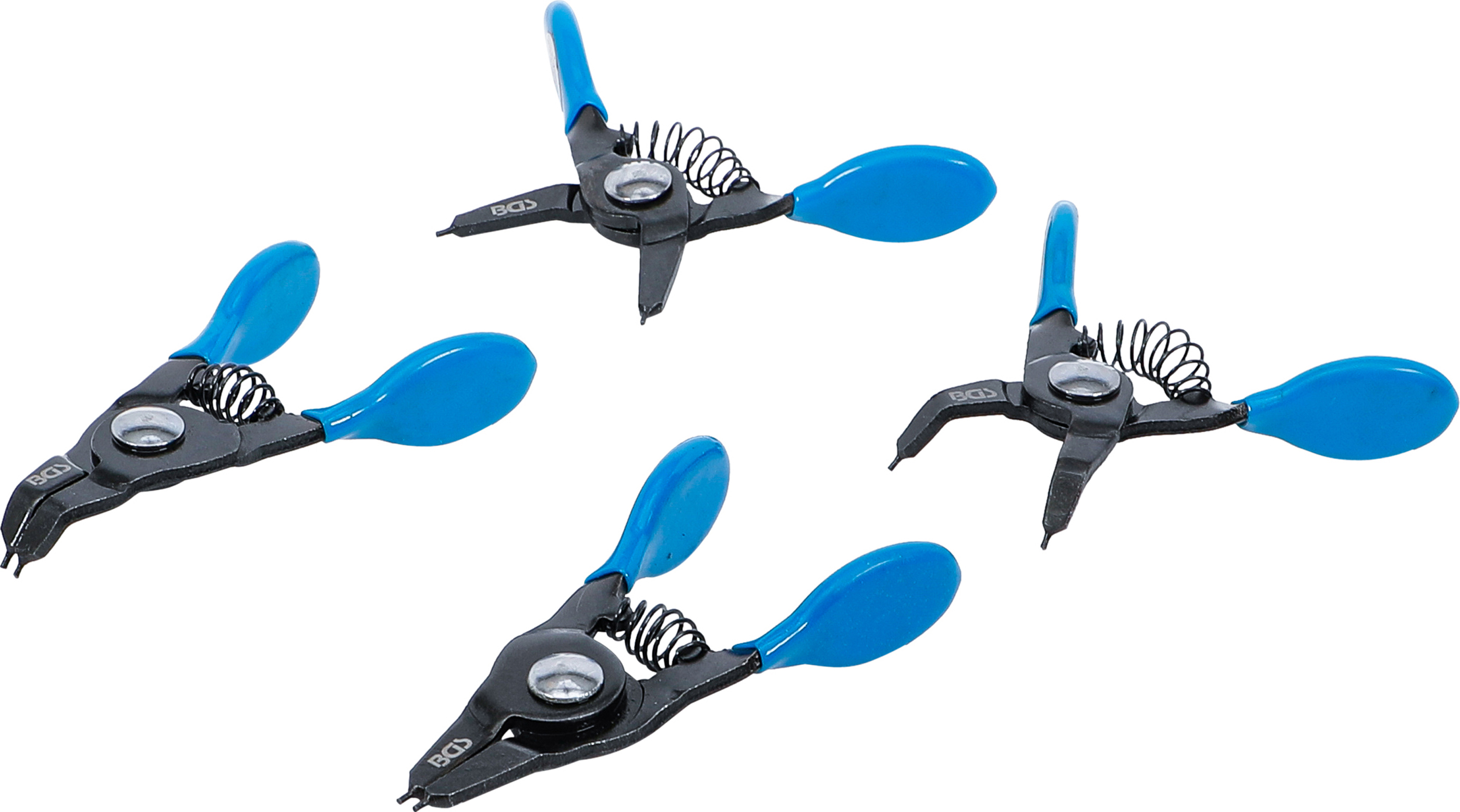 Låsringstång-sats | för små Låsringar | 80 mm | 4 delar