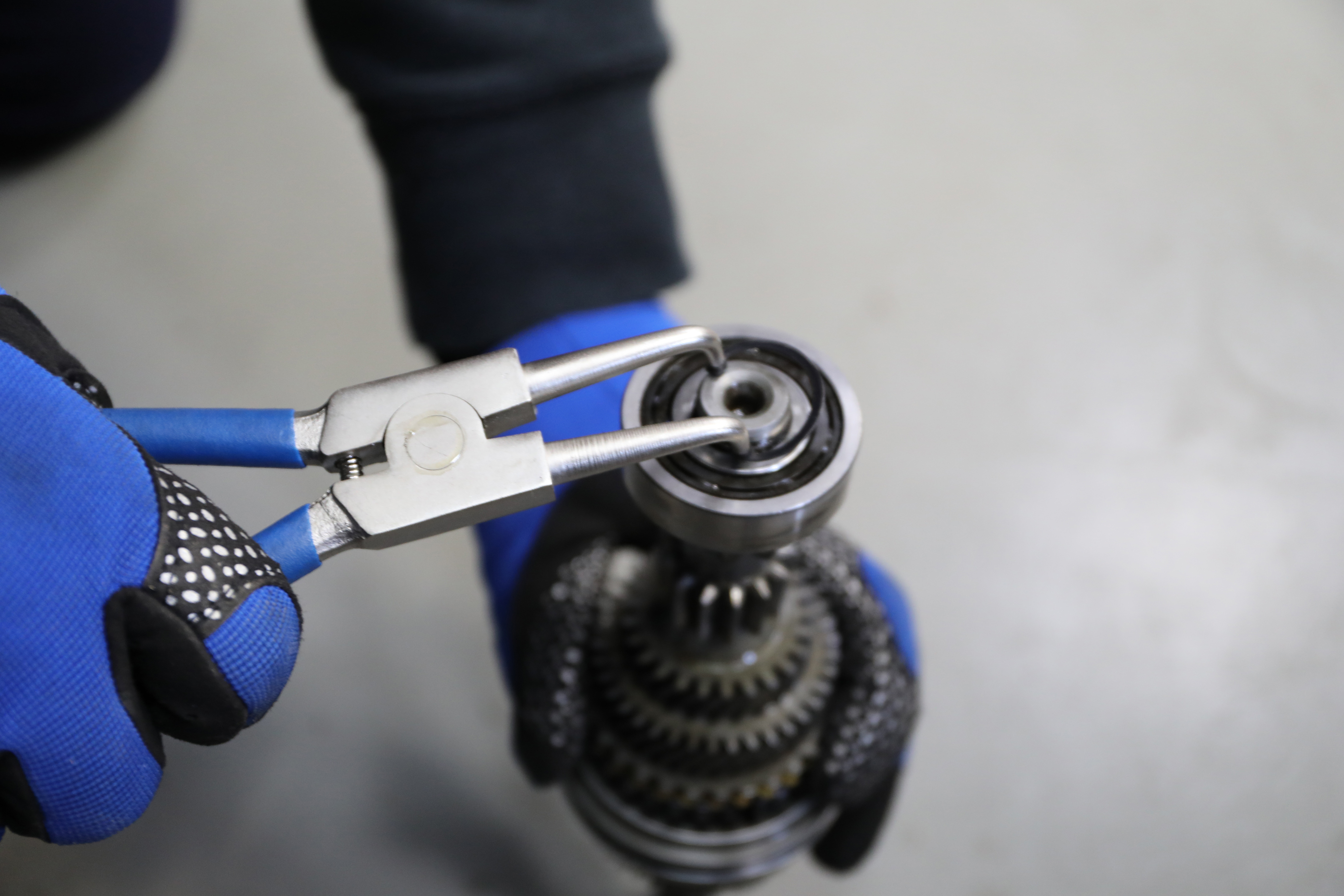 Låsringstång-sats | 175 mm | 4 delar