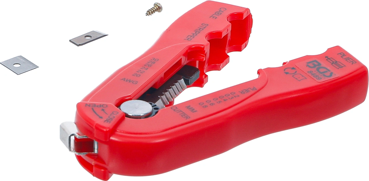 Tråd-/kabel-avisolerare "2-IN-1" | 0,2 - 0,8 mm