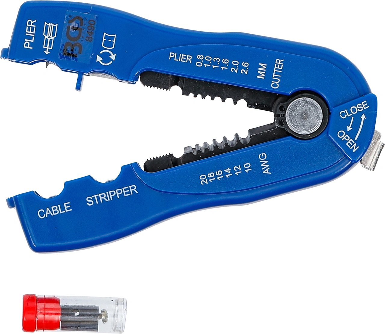 Tråd-/kabel-avisolerare "2-IN-1" | 0,8 - 2,6 mm