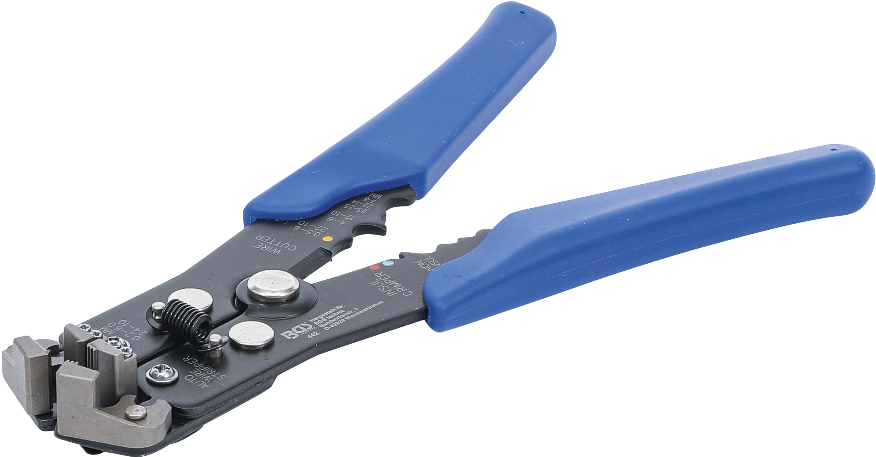 Automatisk avisoleringstång | för tråd-Ø 0,13 - 6 mm² | 210 mm