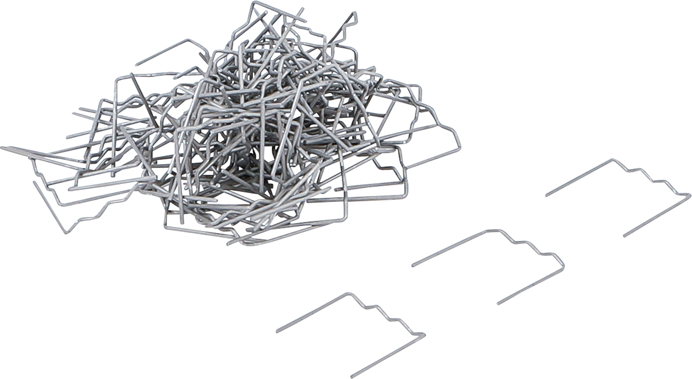 Reparation-Clips-sats | platta | 0,6 mm | 100 delar