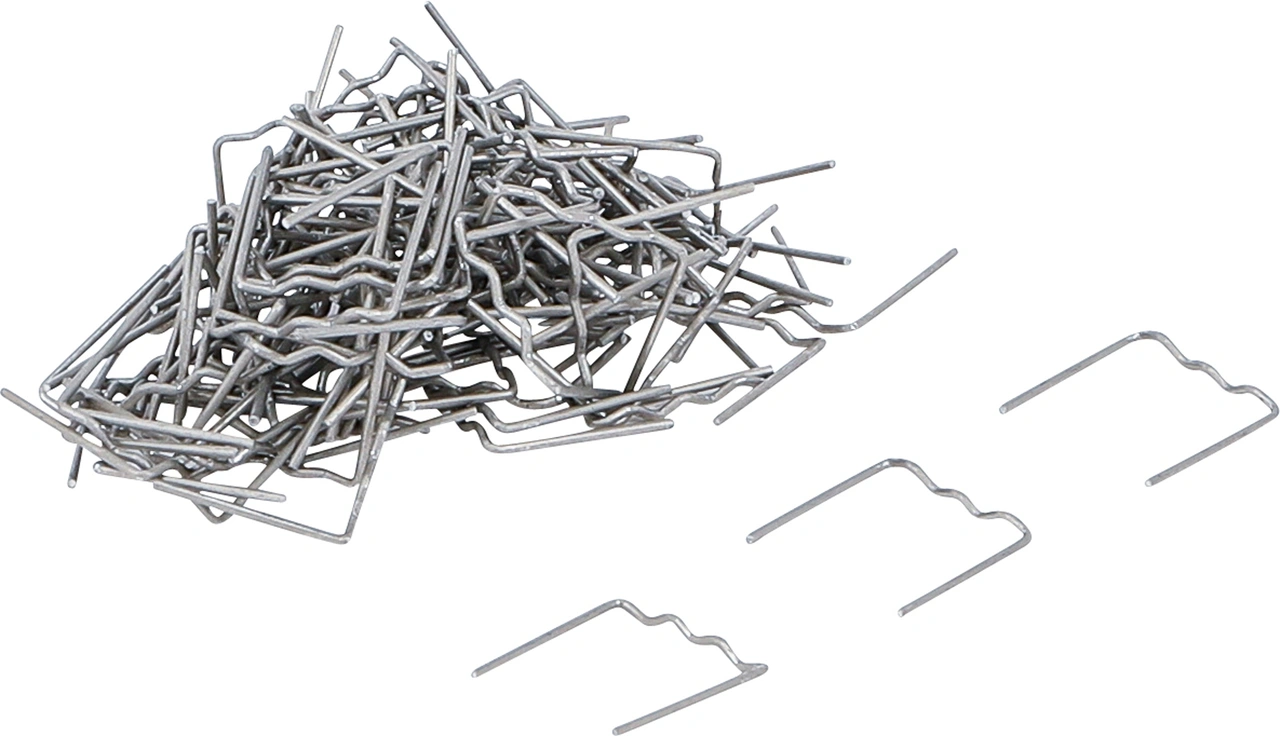 Reparation-Clips-sats | platta | 0,8 mm | 100 delar
