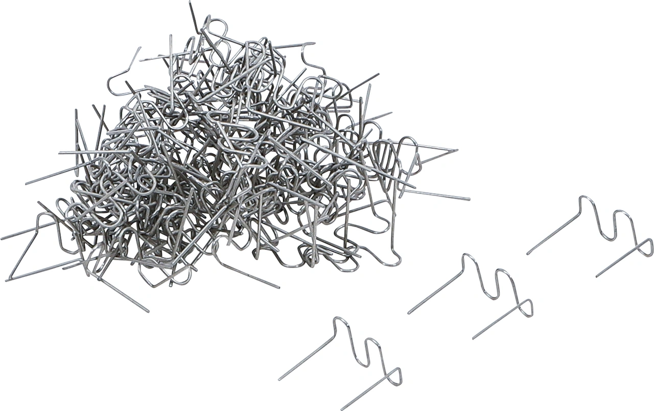 Reparation-Clips-sats | vågformiga | 0,6 mm | 100 delar