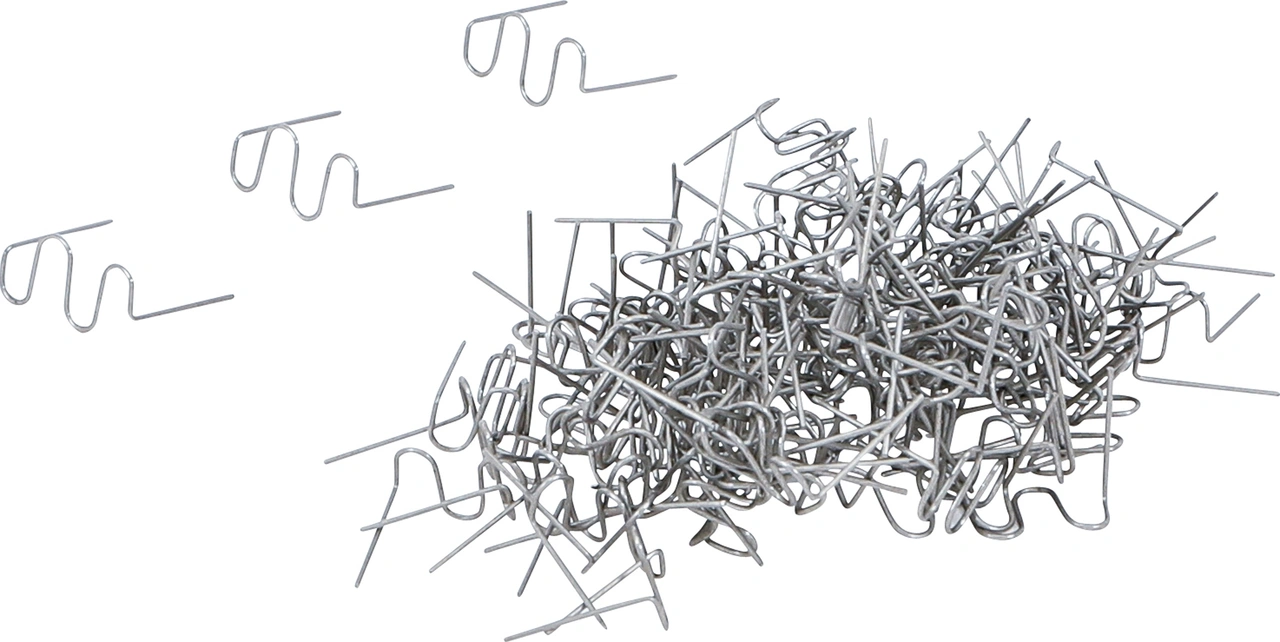 Reparation-Clips-sats | vågformiga | 0,6 mm | 100 delar
