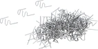 Reparation-Clips-sats | vågformiga | 0,6 mm | 100 delar