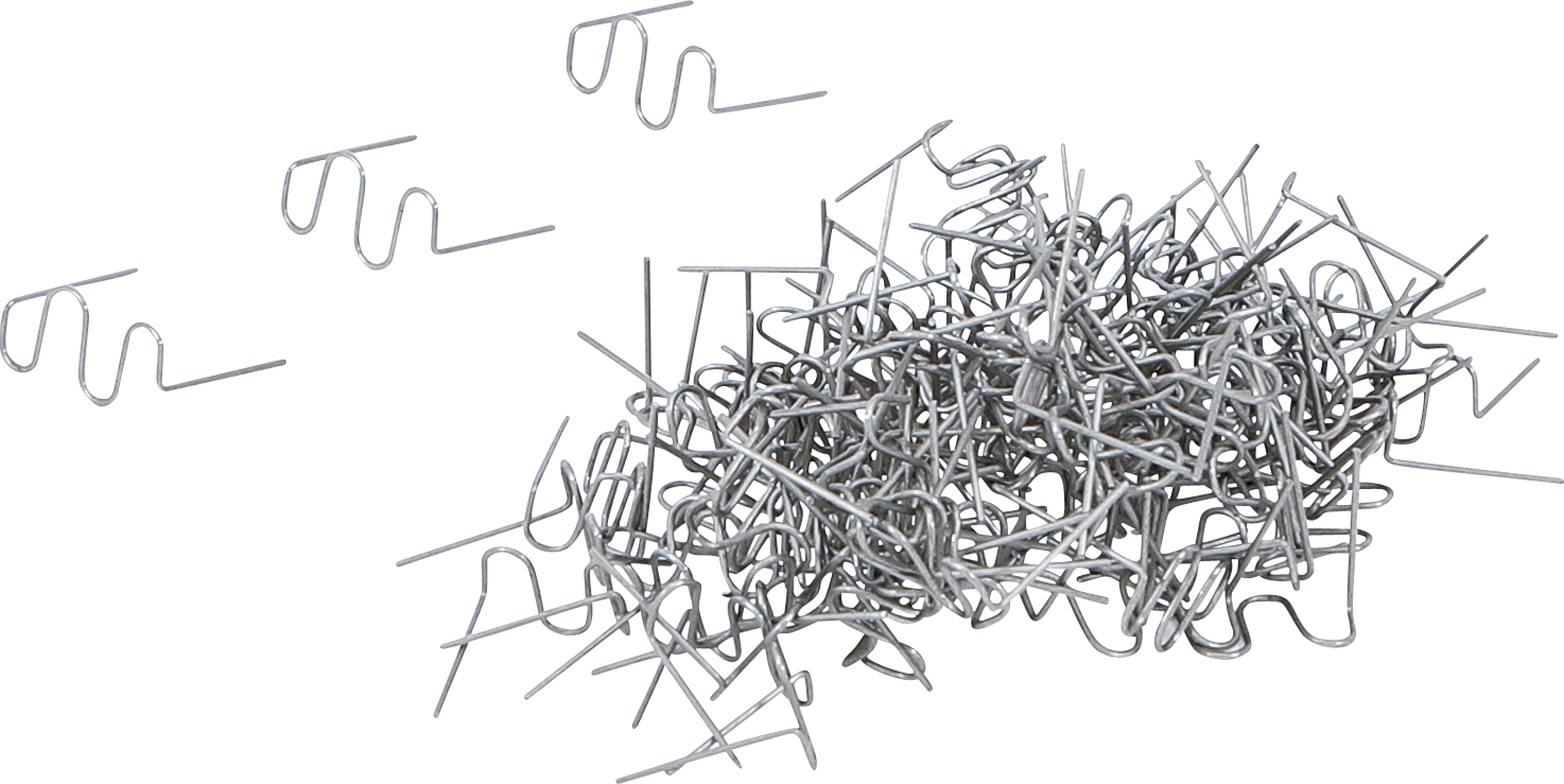 Reparation-Clips-sats | vågformiga | 0,6 mm | 100 delar