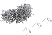Reparation-Clips-sats | vågformiga | 0,8 mm | 100 delar