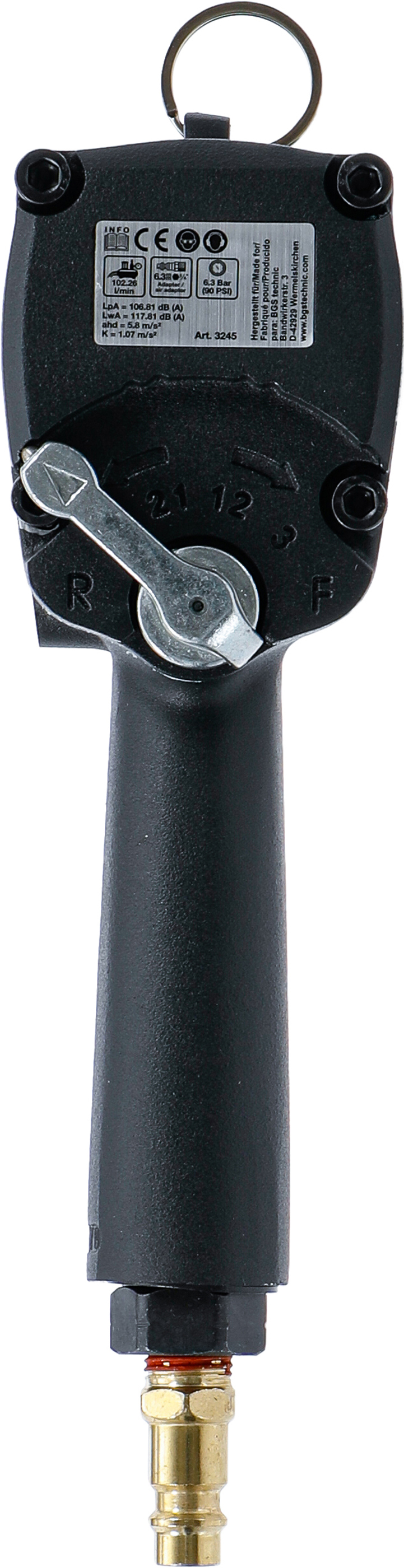 Tryckluft-Mutterdragare | 12,5 mm (1/2") | 678 Nm